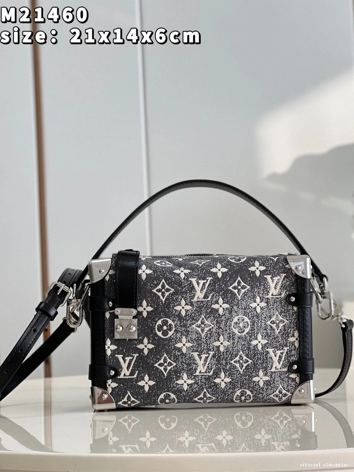 Official oldcobbler VUITTON TRUNK SIDE MM LOUIS 0729
